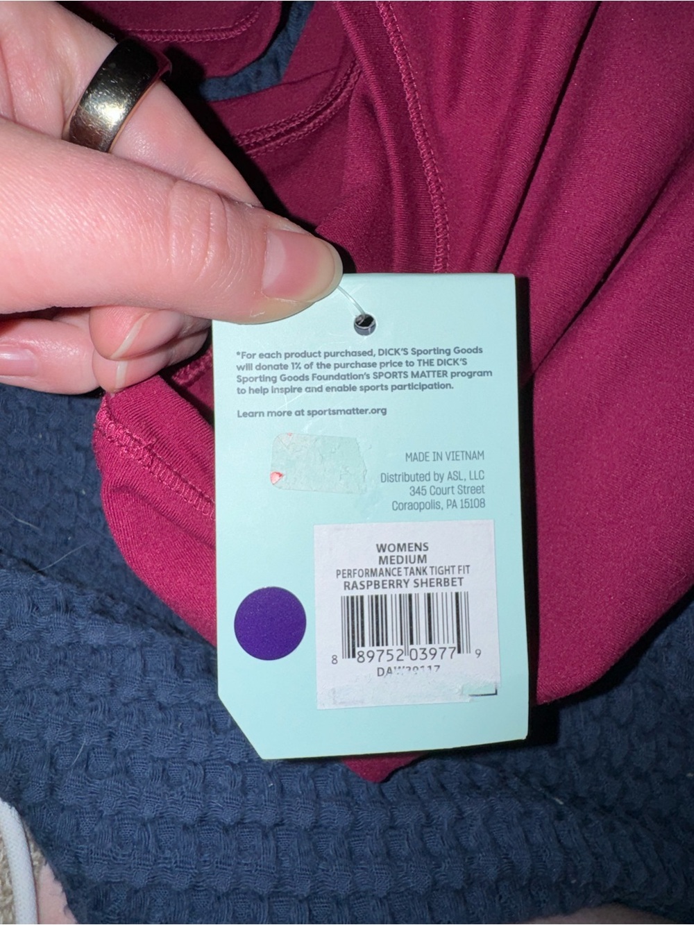DSG Racerback Tank Top - Picture 5 of 5